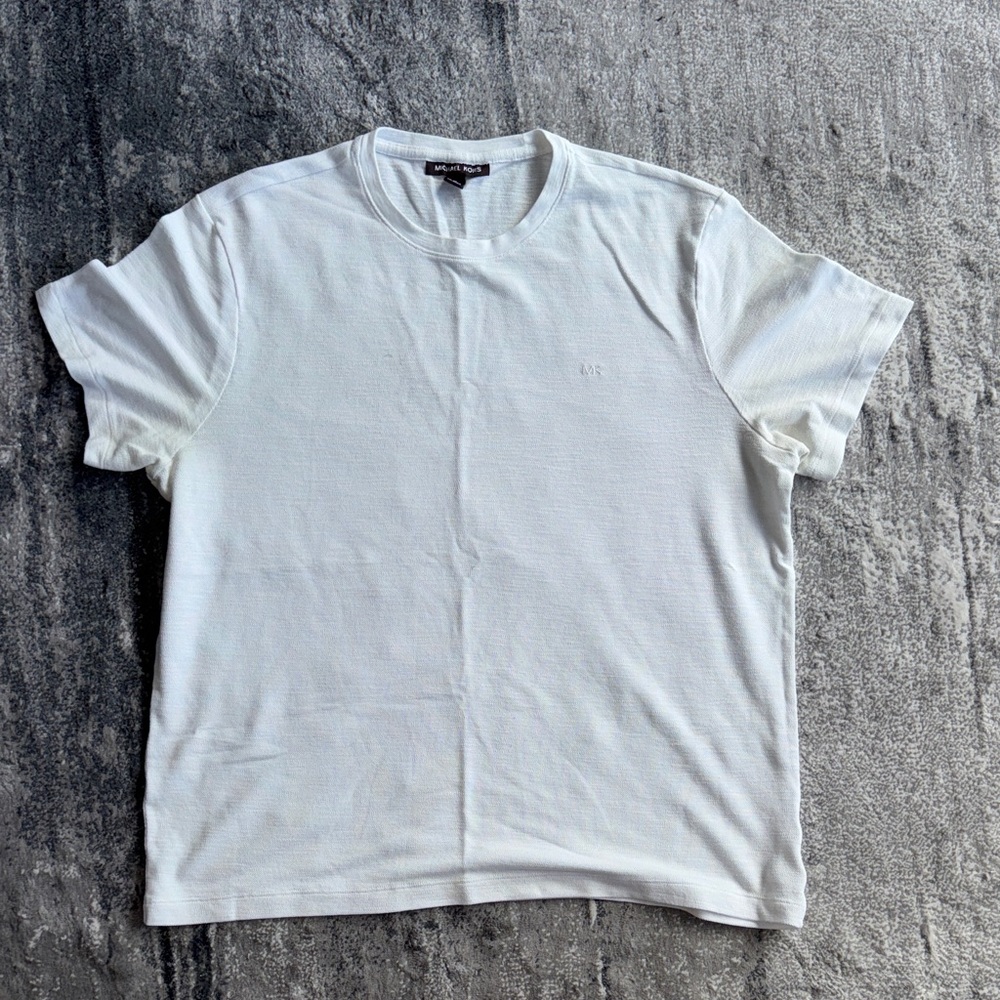 Michael Kors White Short Sleeve Tee